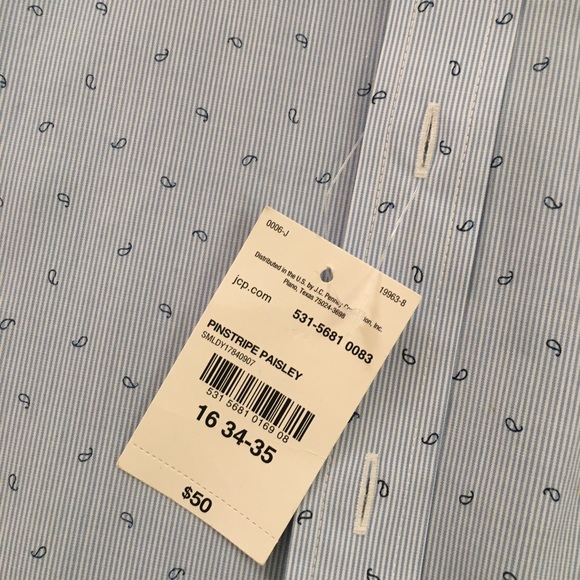 NWT stafford buttonup shirts men printed paisley - Picture 2 of 7